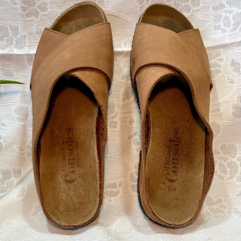 Cushioned Women’s Slide Sandals - Tan